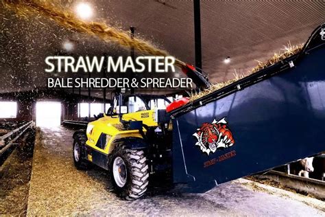 straw master bale shredder